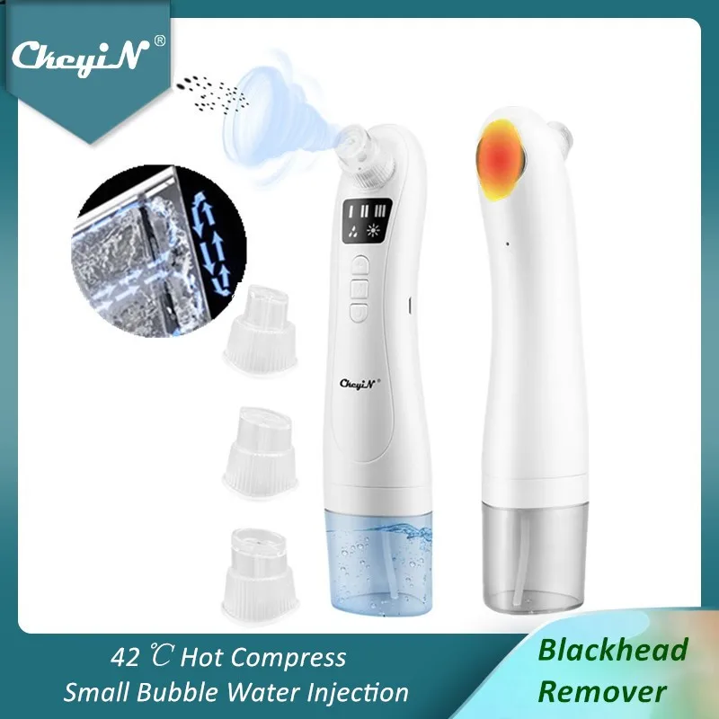 CkeyiN Small Bubble Blackhead Remover Pore Vacuum Suction Acne Hot Compress Facial Cleaning Water Injection Beauty Skin Care 52
CkeyiN Small Bubble Blackhead Remover Pore Vacuum Suction Acne Hot Compress Facial Cleaning Water Injection Beauty Skin Care 52