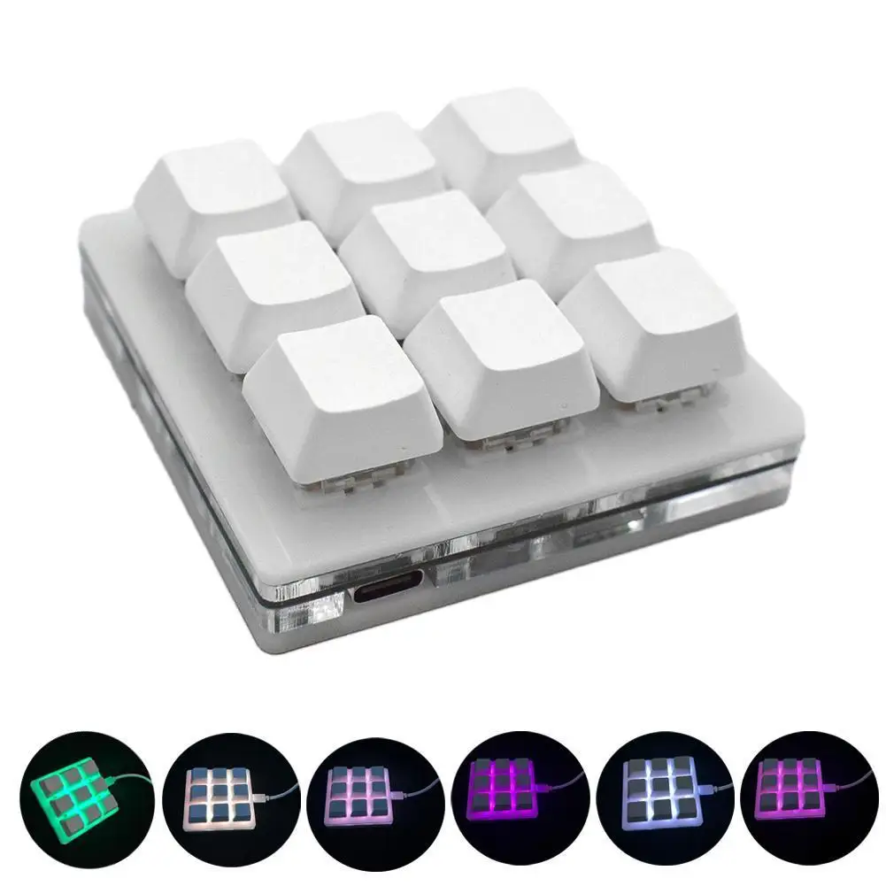 2/9 Key QMK Hotswap YMDK RGB Support Macro Function Type C MX Switches Mechanical Keyboard Numpad For Gaming Photoshop
2/9 Key QMK Hotswap YMDK RGB Support Macro Function Type C MX Switches Mechanical Keyboard Numpad For Gaming Photoshop