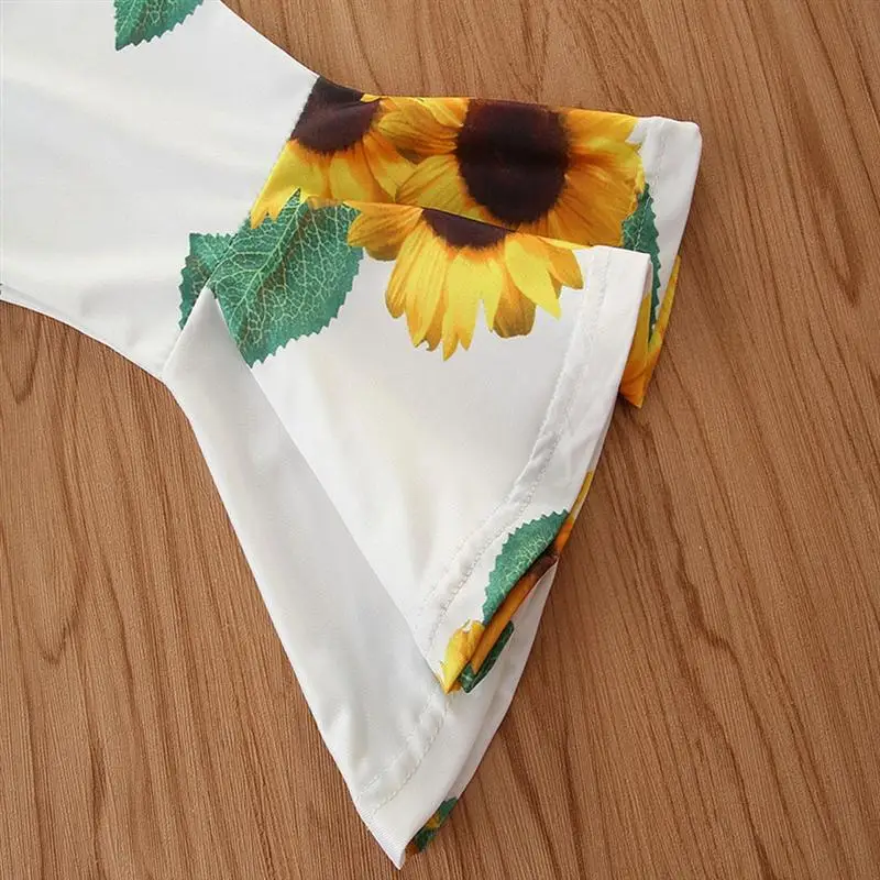 1 Set Girls Summer Suit Sunflower Printed Clothes Sleeveless Gallus Fashionable Pant Sets for Girls Baby Kid Child
1 Set Girls Summer Suit Sunflower Printed Clothes Sleeveless Gallus Fashionable Pant Sets for Girls Baby Kid Child