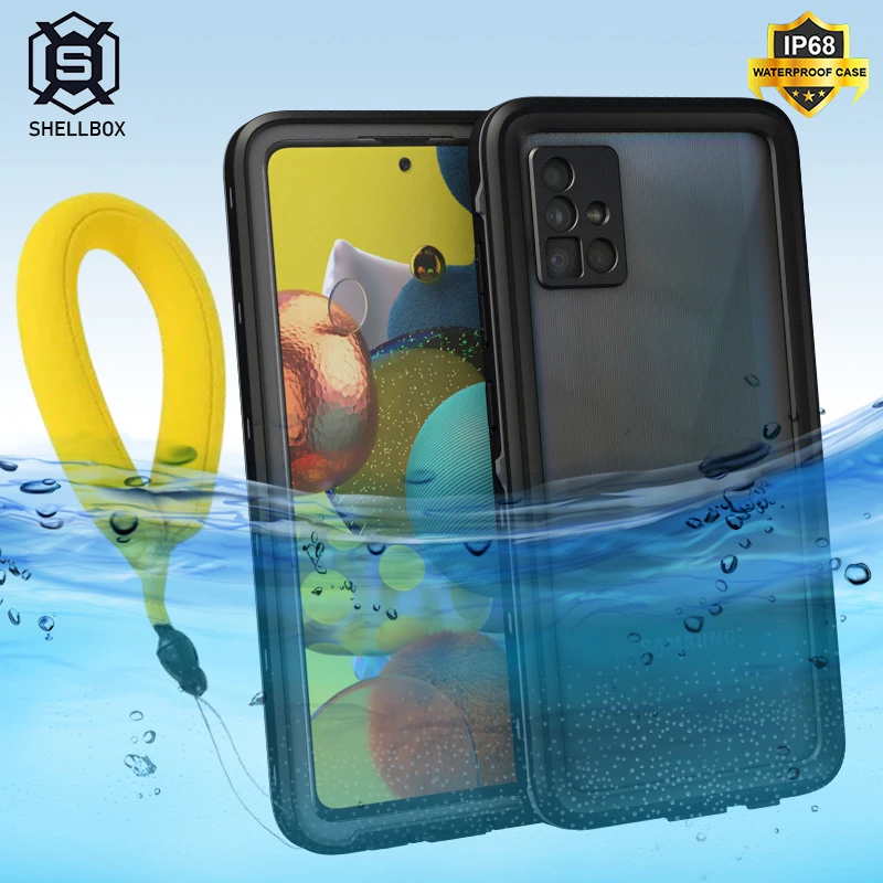 Водонепроницаемый чехол Shellbox для Samsung Galaxy A51 Note 20 ультрауличный противоударный S20
