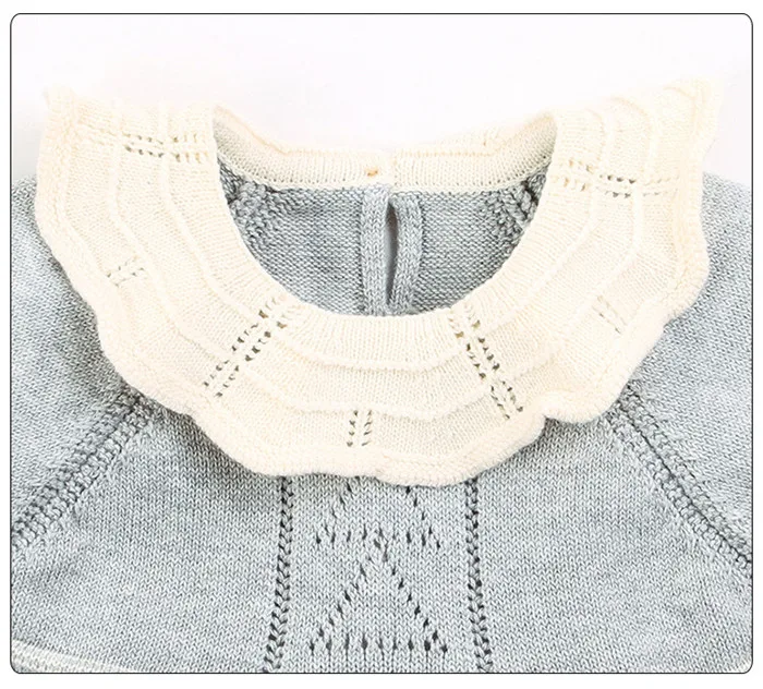 Goocheer Spring Knitted Baby Clothes Kids Girl Cotton Baby Peter Pan Collar Jumpsuit New born Baby Rompers Girls Toddler
Goocheer Spring Knitted Baby Clothes Kids Girl Cotton Baby Peter Pan Collar Jumpsuit New born Baby Rompers Girls Toddler