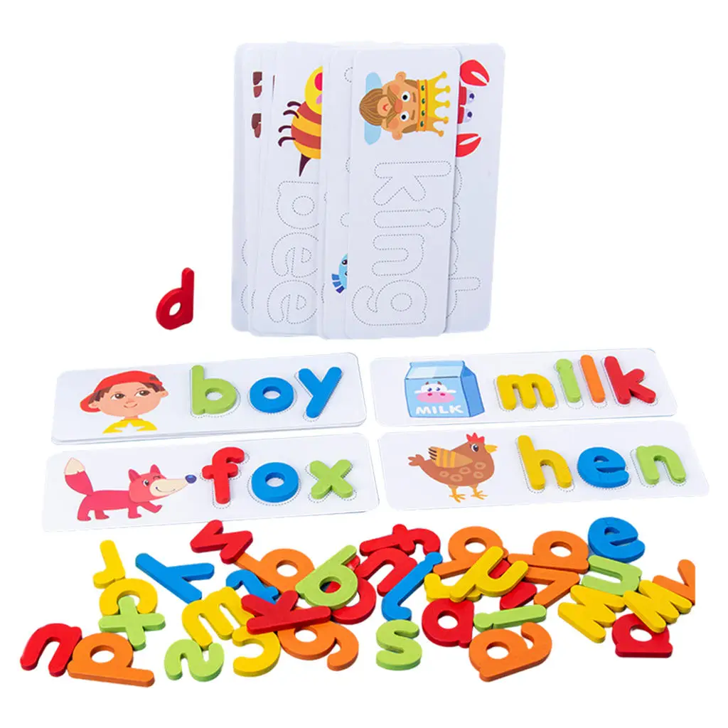Spelling Word Puzzle Game Spelling Letters Alphabet Abc Vocabulary Letter Matching Letter Game for Kindergarten Toddlers Home
Spelling Word Puzzle Game Spelling Letters Alphabet Abc Vocabulary Letter Matching Letter Game for Kindergarten Toddlers Home