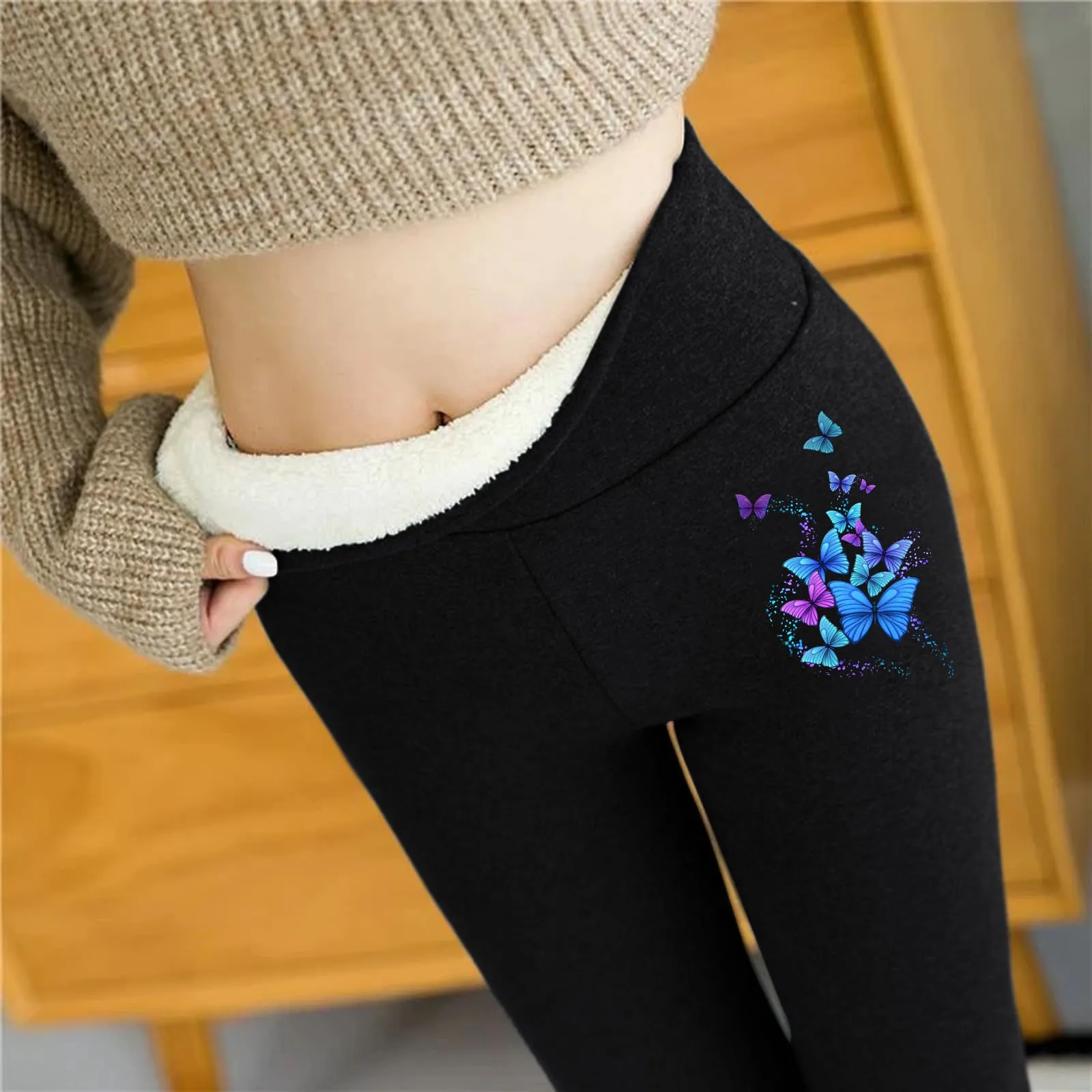 Long Legging Femme Winter Solid Color Workout Home Butterfly Warm Plush Trousers Pants Leggings Clothing Mallas Gruesas
Long Legging Femme Winter Solid Color Workout Home Butterfly Warm Plush Trousers Pants Leggings Clothing Mallas Gruesas