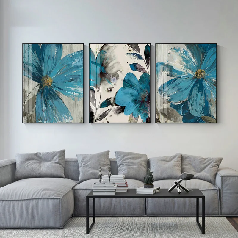 Vintage Blue Paint Flowers Canvas Painting Abstract Poster Blooming Life Botanical Room Decoration Print Wall Art Picture Living
Vintage Blue Paint Flowers Canvas Painting Abstract Poster Blooming Life Botanical Room Decoration Print Wall Art Picture Living