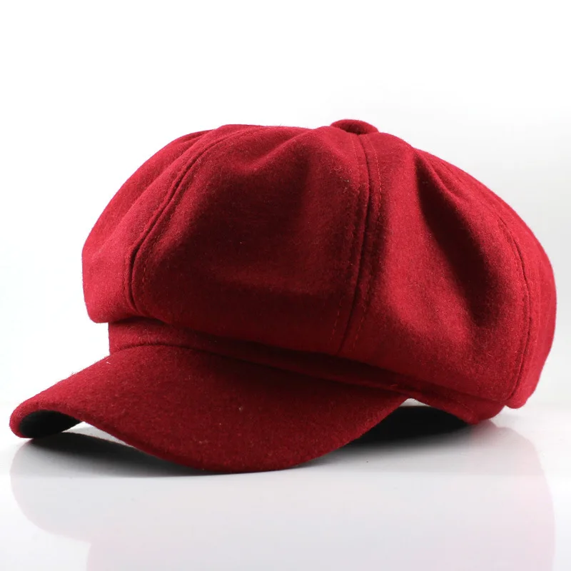 Online Celebrity England Solid Color Wool Octagonal Cap Children Autumn And Winter New Style Brim Hat Casual Versatile Young MEN
Online Celebrity England Solid Color Wool Octagonal Cap Children Autumn And Winter New Style Brim Hat Casual Versatile Young MEN