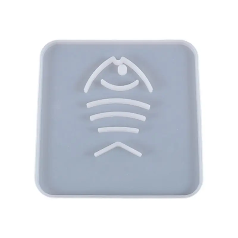 Coaster Resin Casting Mold, Fish Bone Silicone Molds Cup-mat Epoxy Mould Clay Coaster Epoxy Resin Mould for Resin Craft DIY
Coaster Resin Casting Mold, Fish Bone Silicone Molds Cup-mat Epoxy Mould Clay Coaster Epoxy Resin Mould for Resin Craft DIY
