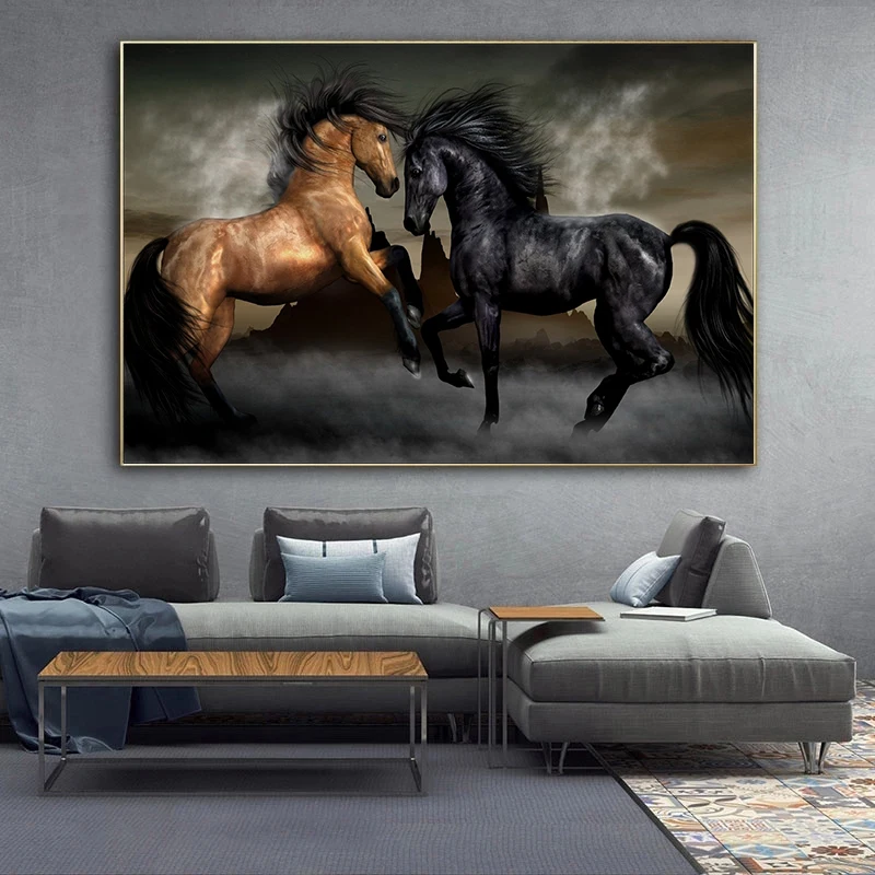 Vintage Horses Canvas Painting Animals Posters and Prints Oil Painting on Canvas Wall Art Pictures For Living Room Decoration 
Vintage Horses Canvas Painting Animals Posters and Prints Oil Painting on Canvas Wall Art Pictures For Living Room Decoration