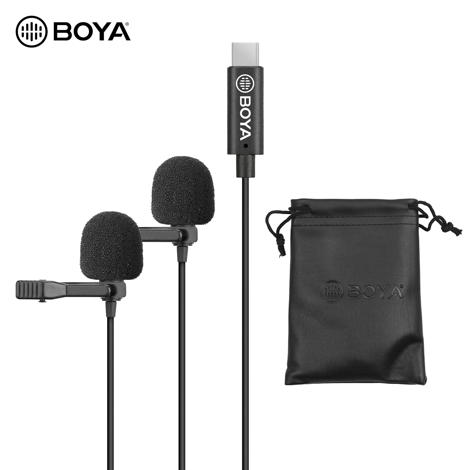 Всенаправленный петличный микрофон BOYA с двумя головками, микрофон на лацкане с 6-метровым кабелем, совместимый с интерфейсом Type-C
Всенаправленный петличный микрофон BOYA с двумя головками, микрофон на лацкане с 6-метровым кабелем, совместимый с интерфейсом Type-C