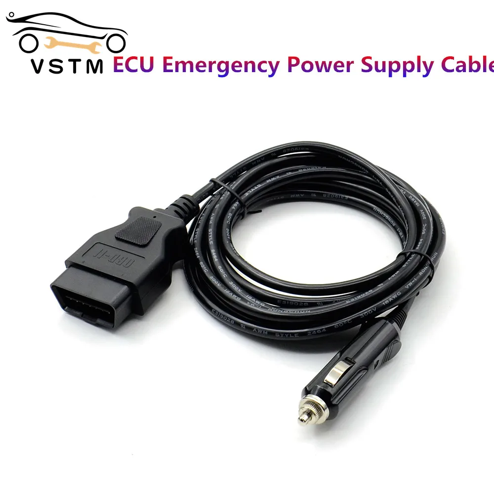 

NEW 12V DC Power Source Supply Cable Memory Saver ECU Power Interface/Connector OBD2 Vehicle ECU Emergency Power Free Shipping