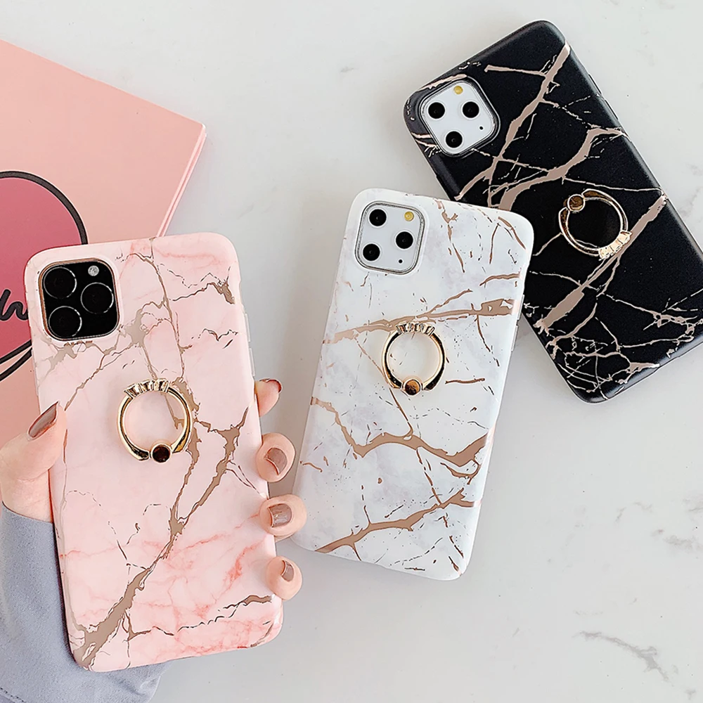LOVECOM Electroplated Classic Marble Ring Holder Phone Case For Huawei P40 P30 P20 Lite Pro Soft Back Cover
LOVECOM Electroplated Classic Marble Ring Holder Phone Case For Huawei P40 P30 P20 Lite Pro Soft Back Cover