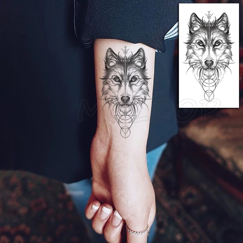 Tattoo Sticker Wolf Arrow Circle Triangle Geometric Element Body Art Makeup Waterproof Temporary Women and Men Fake Tatoo
Tattoo Sticker Wolf Arrow Circle Triangle Geometric Element Body Art Makeup Waterproof Temporary Women and Men Fake Tatoo