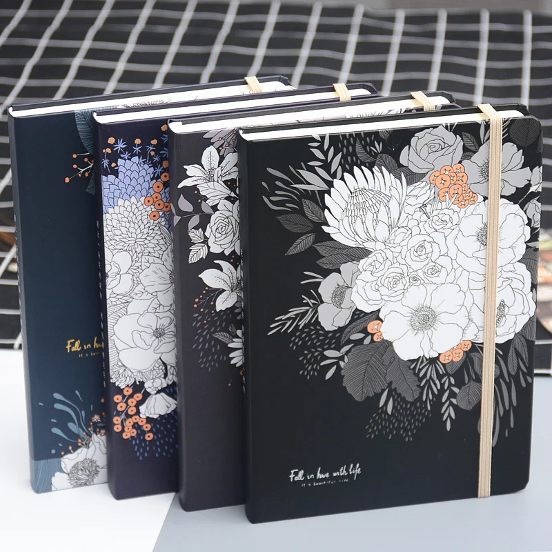 Korean Version of Strappy Notepad A5 Thickened Simple Notebook Portable Strap Rope Travel Record Book Diary
Korean Version of Strappy Notepad A5 Thickened Simple Notebook Portable Strap Rope Travel Record Book Diary
