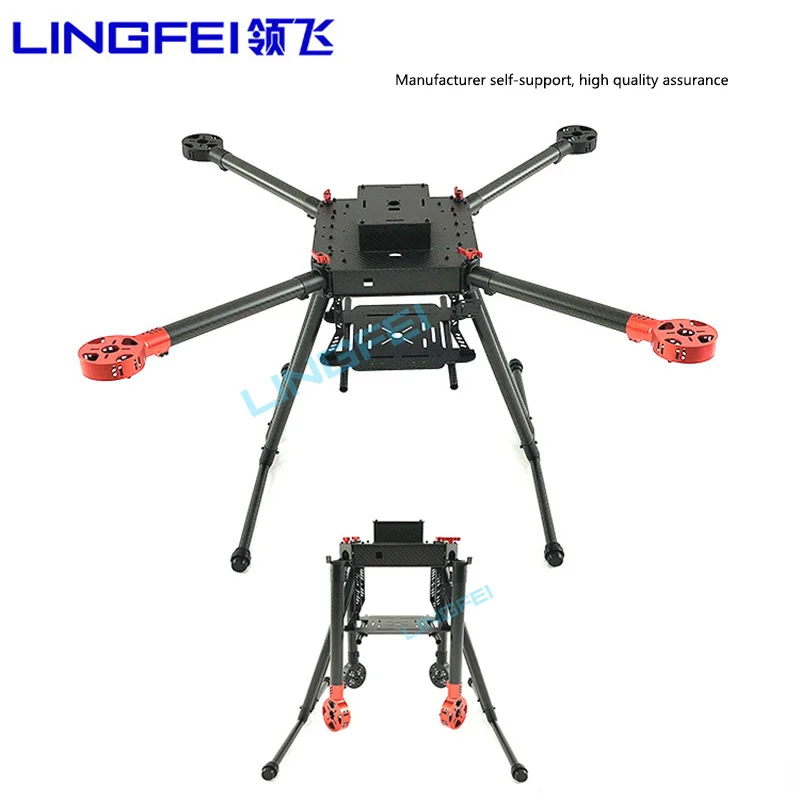 LINGFEI 4 Axle Full 3K Carbon Fiber Aircraft Frame Folding Hexacopter 950mm Airframe for DIY FPV RC Drone
LINGFEI 4 Axle Full 3K Carbon Fiber Aircraft Frame Folding Hexacopter 950mm Airframe for DIY FPV RC Drone