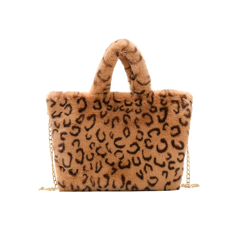 Winter new fashion shoulder bag female leopard female bag chain large plush winter handbag Messenger bag soft warm fur bag
Winter new fashion shoulder bag female leopard female bag chain large plush winter handbag Messenger bag soft warm fur bag