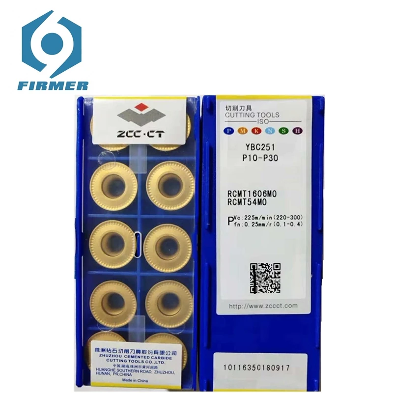 Original ZCCCT Lathe Blade RCMT/RCMX/RNMG/RCKT 1204MO/1003MO YBC251/252 10pcs Carbide Inserts Lathe Turning Tool Cutting Tool
Original ZCCCT Lathe Blade RCMT/RCMX/RNMG/RCKT 1204MO/1003MO YBC251/252 10pcs Carbide Inserts Lathe Turning Tool Cutting Tool