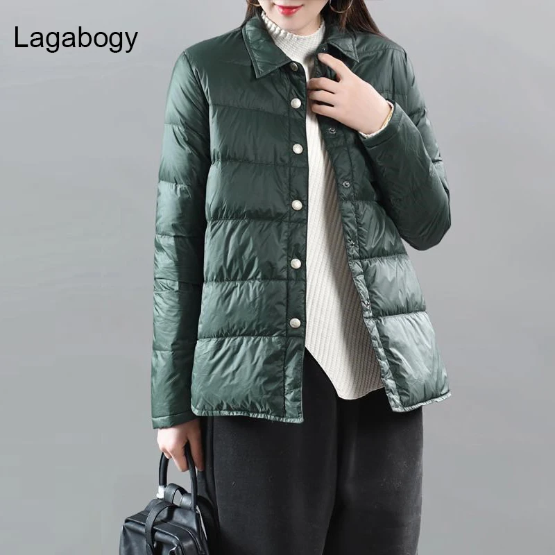 Lagabogy новые осенние Белое пуховое пальто Женская тонкая Ультра светильник однобортная парка/Женская зимняя обувь Классическая Повседневна...
Lagabogy новые осенние Белое пуховое пальто Женская тонкая Ультра светильник однобортная парка/Женская зимняя обувь Классическая Повседневна...