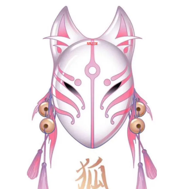 

Japanese Fox Masks cat face mask PVC Japanese style wind fox anime cosplay Costumes rave masquerade cosplay mask japanese mask