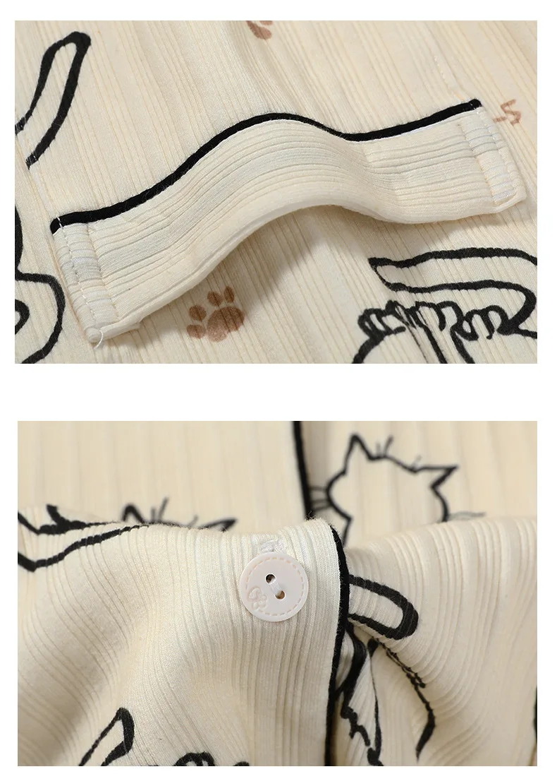 BZEL 2021 New Cotton Pajamas Sets Ladies Spring&Winter Sleepwear Soft Loose Pijama Suit Homewear Casual Girl Cardigan Lounge Set
BZEL 2021 New Cotton Pajamas Sets Ladies Spring&Winter Sleepwear Soft Loose Pijama Suit Homewear Casual Girl Cardigan Lounge Set