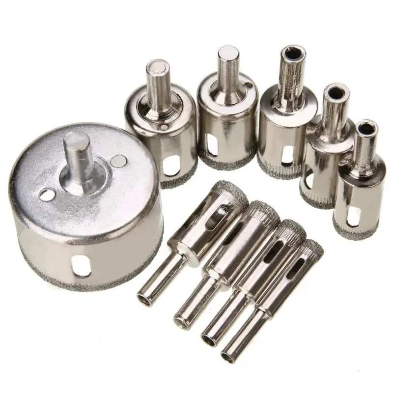 Diamond Coated Drill Bit for Tile Marble Glass Ceramic Hole Saw Drill Diamond Core Bit 3mm-50mm 
Diamond Coated Drill Bit for Tile Marble Glass Ceramic Hole Saw Drill Diamond Core Bit 3mm-50mm