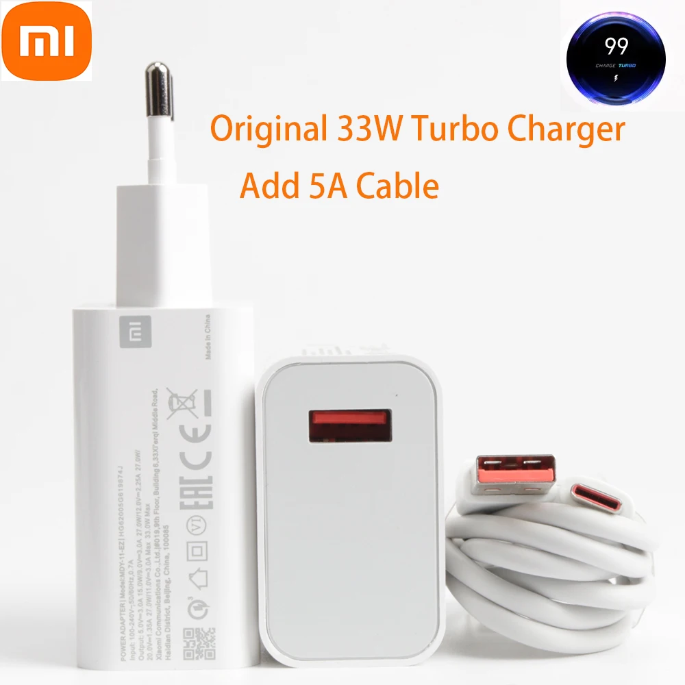 Оригинальное зарядное устройство Xiaomi 33 Вт Полный комплект с кабелем типа C для Mi 10 9 10T Lite POCO X3 NFC Redmi K40 Note 9 10 Pro
Оригинальное зарядное устройство Xiaomi 33 Вт Полный комплект с кабелем типа C для Mi 10 9 10T Lite POCO X3 NFC Redmi K40 Note 9 10 Pro
