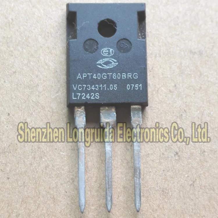 Фото 10 шт APT40GT60BRG APT4-GT60 TO-247 MOSFET транзистор 40 А 600 в | Электроника