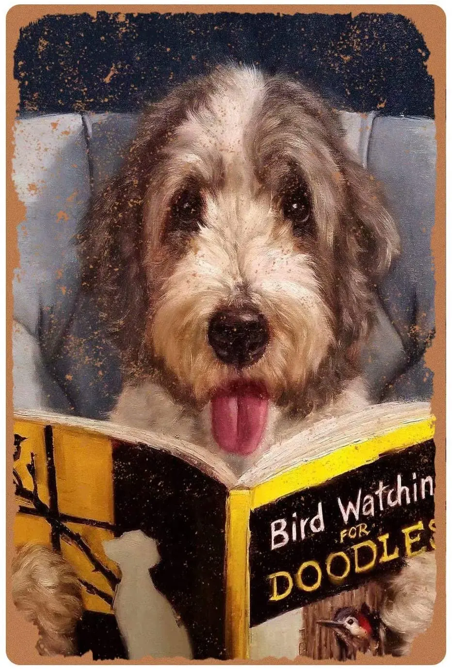 Tin Sign Vintage Reading Dog Bar Kitchen Cafe Restaurant Wall Decoration. 8 Inch X 12 Inch
Tin Sign Vintage Reading Dog Bar Kitchen Cafe Restaurant Wall Decoration. 8 Inch X 12 Inch