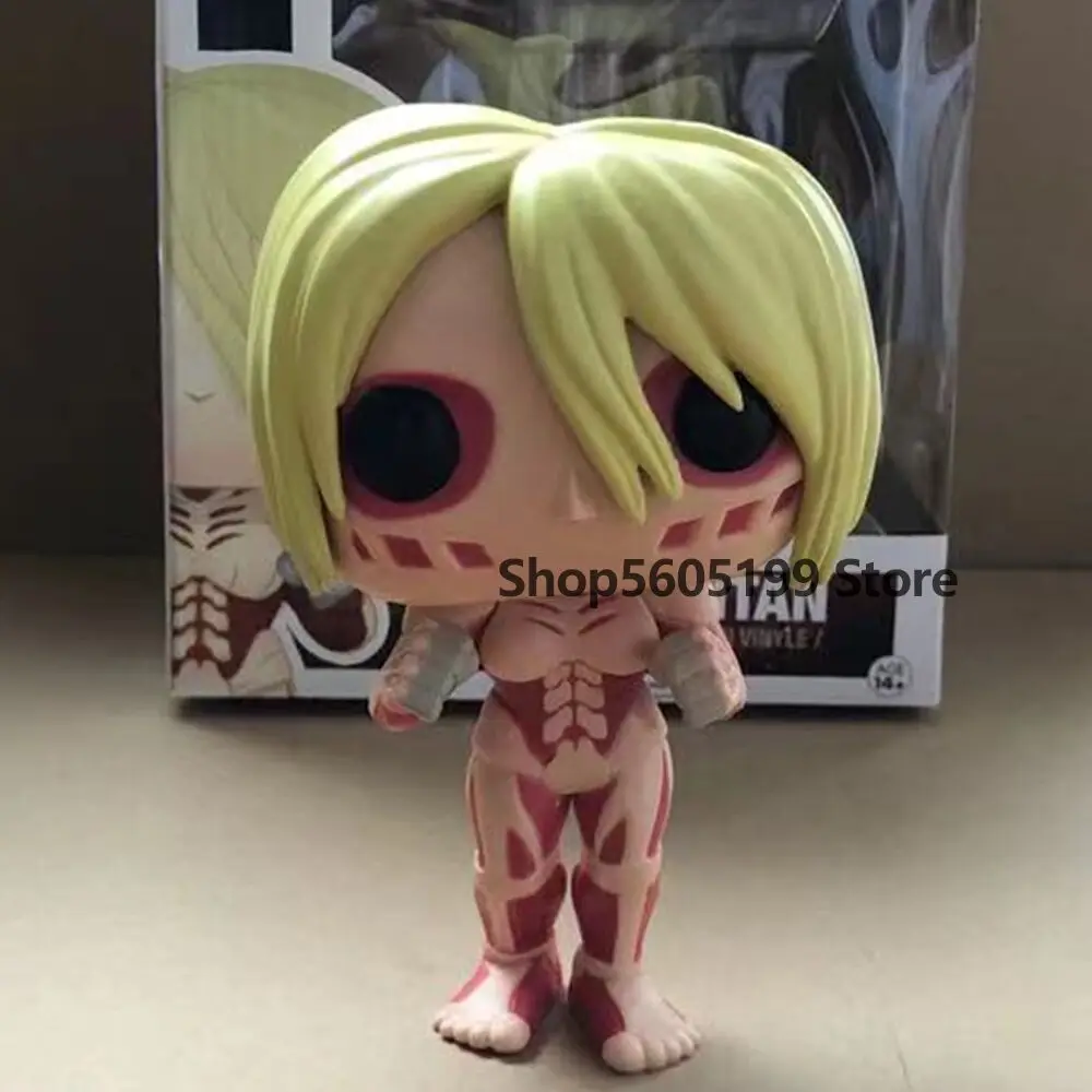 POP Attack on Titan Mikasa Ackermann Levi Eren Jaeger EREN Colossal Titan Female Titan with box action Figure model toy
POP Attack on Titan Mikasa Ackermann Levi Eren Jaeger EREN Colossal Titan Female Titan with box action Figure model toy