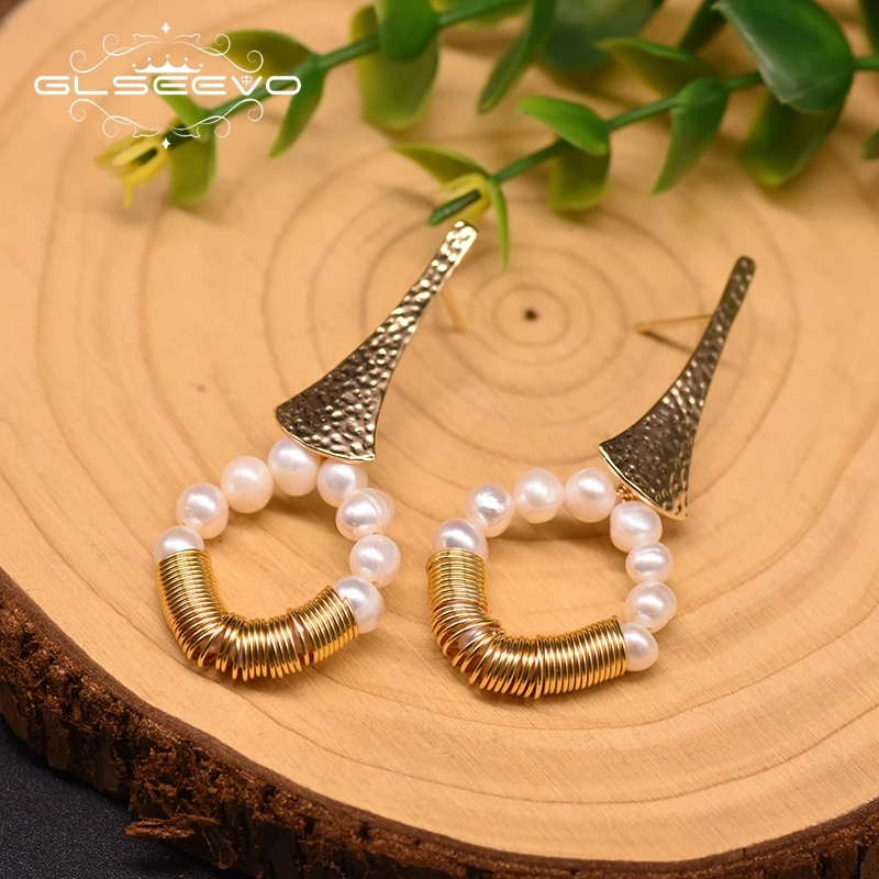 GLSEEVO Original Design Natural Pearls Ethnic Drop Earrings For Lovers Engagement Girls Women's Jewelry Pendientes Perlas GE0906 
GLSEEVO Original Design Natural Pearls Ethnic Drop Earrings For Lovers Engagement Girls Women's Jewelry Pendientes Perlas GE0906