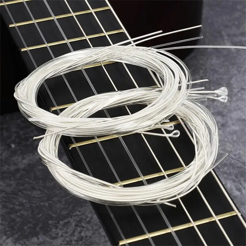 Classical Guitar Strings 6pcs/set Clear Nylon Strings Silver-Plated Copper Musical Instrument Accessories
Classical Guitar Strings 6pcs/set Clear Nylon Strings Silver-Plated Copper Musical Instrument Accessories