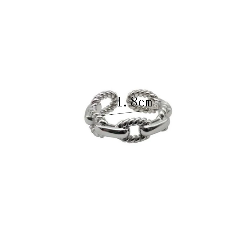 Gold Silver Color Multi Link Irregular Rings Chunky Chain Geometric Rings For Women Minimalist Rings 2021 New Jewelry
Gold Silver Color Multi Link Irregular Rings Chunky Chain Geometric Rings For Women Minimalist Rings 2021 New Jewelry