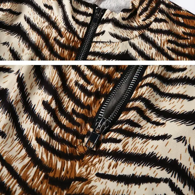 tiger stripes zippers women's jumpsuit fitness yoga pants fitness pants buttocks running tights women pole dance clothing
tiger stripes zippers women's jumpsuit fitness yoga pants fitness pants buttocks running tights women pole dance clothing