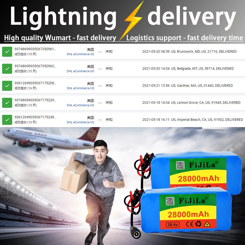2021 NEW 7s3p 18650 battery lithium battery 29.4v 28000mah electric bicycle moped electric lithium ion battery pack
2021 NEW 7s3p 18650 battery lithium battery 29.4v 28000mah electric bicycle moped electric lithium ion battery pack