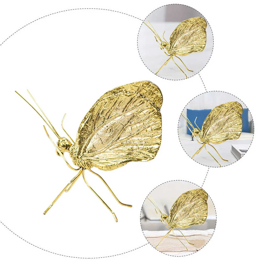 1Pc Chic Butterflies Statue Adornment Animal Statue Decor Home Desktop Ornament 
1Pc Chic Butterflies Statue Adornment Animal Statue Decor Home Desktop Ornament