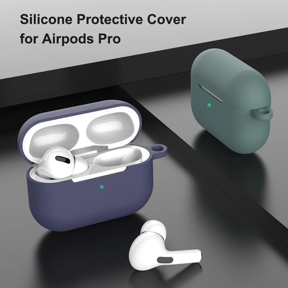 Silicone Bluetooth-compatible Headset Protective Case Wireless Earphone Headphones Accessories Holder Cover for Airpods Pro
Silicone Bluetooth-compatible Headset Protective Case Wireless Earphone Headphones Accessories Holder Cover for Airpods Pro