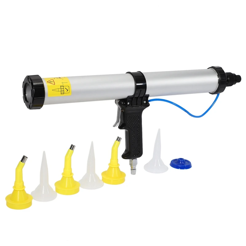 15 Inches 600Ml Pneumatic Caulking Tool Glass Glue Tool Air Rubber Tool Caulk Applicator Tool
15 Inches 600Ml Pneumatic Caulking Tool Glass Glue Tool Air Rubber Tool Caulk Applicator Tool