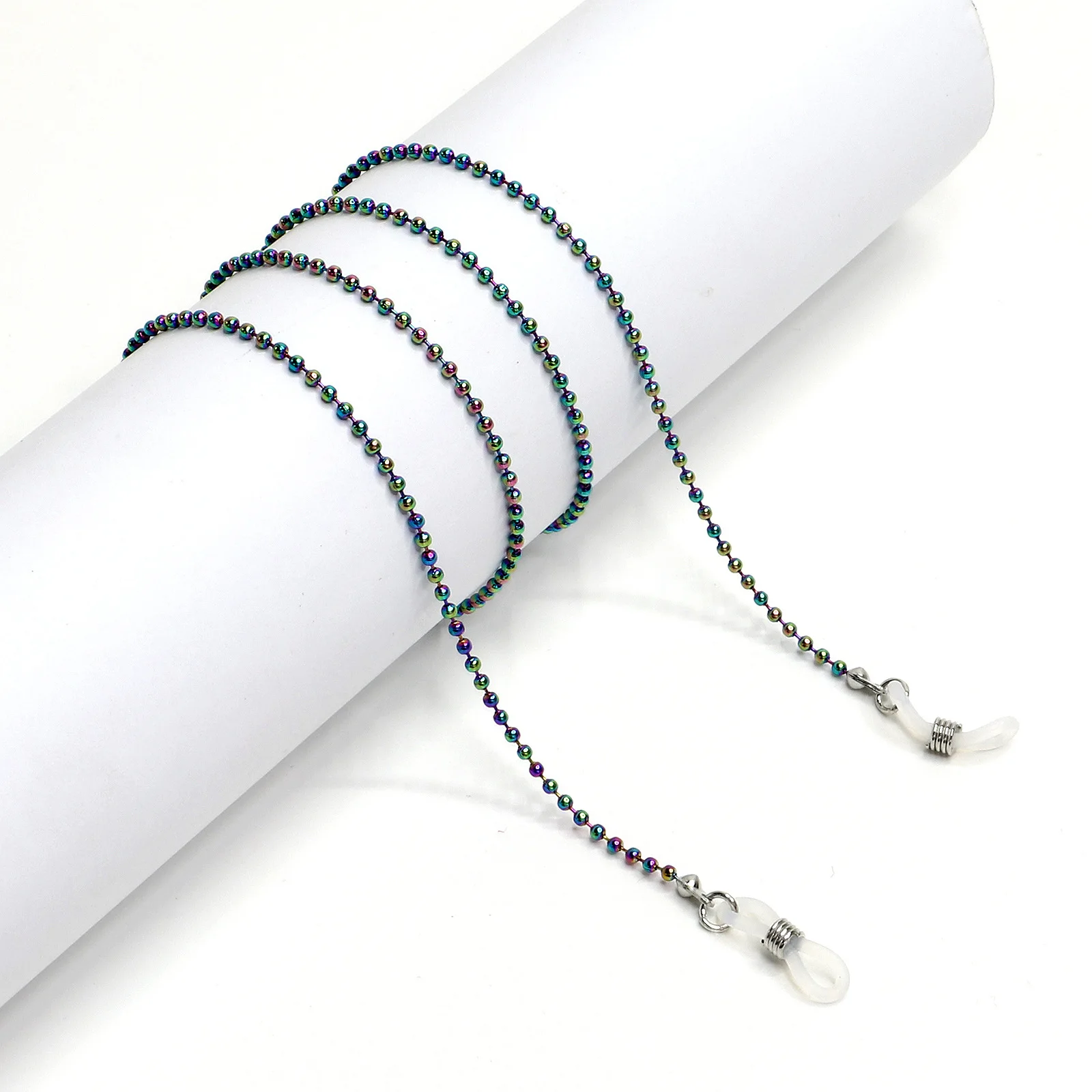 Colorful pearl chain sunglasses chain is not easy to fade fashion non-slip hanging chain glasses chain anti-loss
Colorful pearl chain sunglasses chain is not easy to fade fashion non-slip hanging chain glasses chain anti-loss