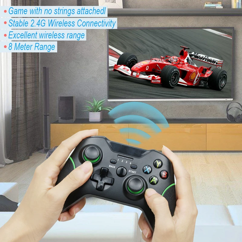 2.4G Wireless Controller Gamepad For Microsoft Xbox One Joystick Controle For PC Wind 7/8 Joypad For Xbox One Console
2.4G Wireless Controller Gamepad For Microsoft Xbox One Joystick Controle For PC Wind 7/8 Joypad For Xbox One Console