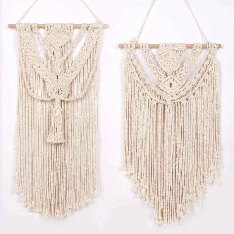 Bohemian Macrame Wall Hanging Tapestry Cotton Rope Cord Hand-Woven Tassel Tapestry Wall Art Decoration Home Decor
Bohemian Macrame Wall Hanging Tapestry Cotton Rope Cord Hand-Woven Tassel Tapestry Wall Art Decoration Home Decor