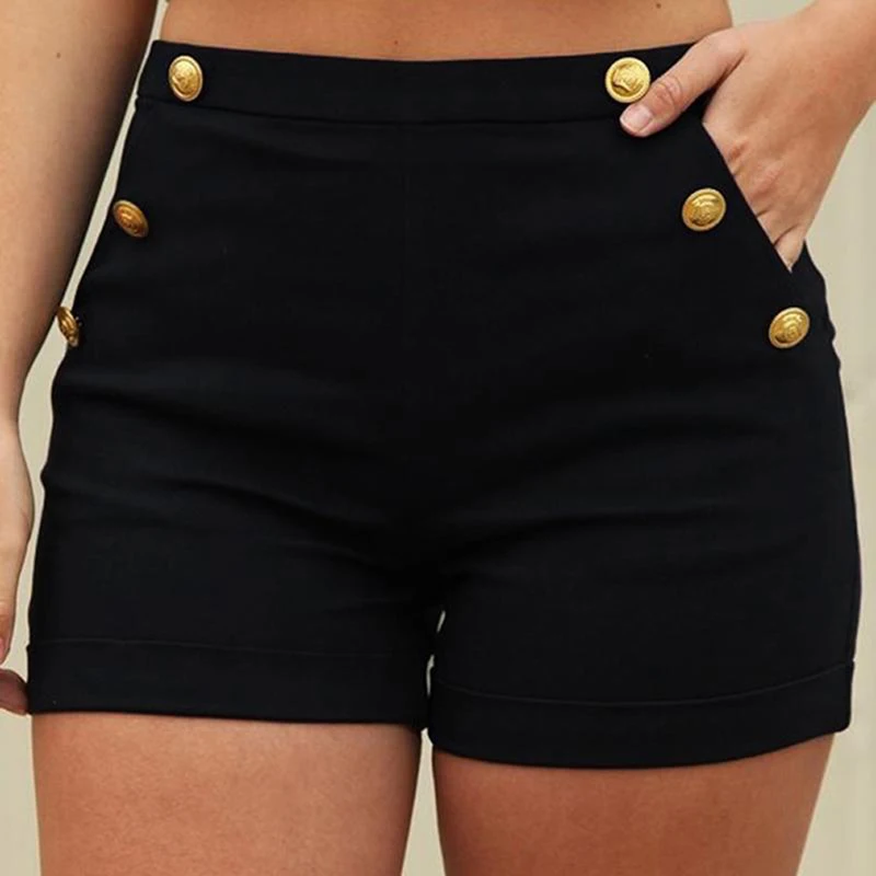 Womens High Waist Shorts Summer Fashion Button Hot Shorts Skinny Women clothing 2021 New
Womens High Waist Shorts Summer Fashion Button Hot Shorts Skinny Women clothing 2021 New