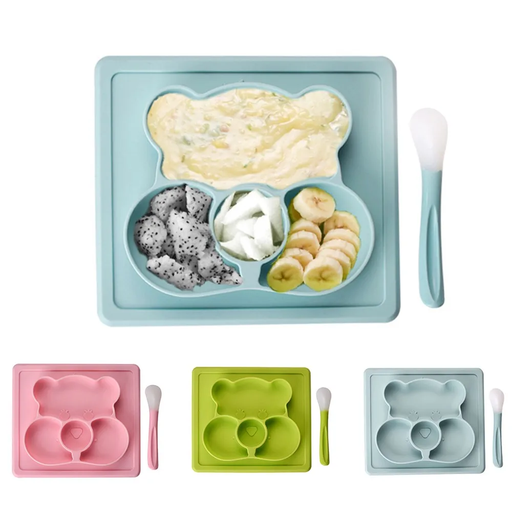 Baby Feeding Bowl Silicon Cartoon Bear Plate Infants Supplementary Food Box Toddler Plate Bpa Free Kids Training Bowl Dishes Set
Baby Feeding Bowl Silicon Cartoon Bear Plate Infants Supplementary Food Box Toddler Plate Bpa Free Kids Training Bowl Dishes Set