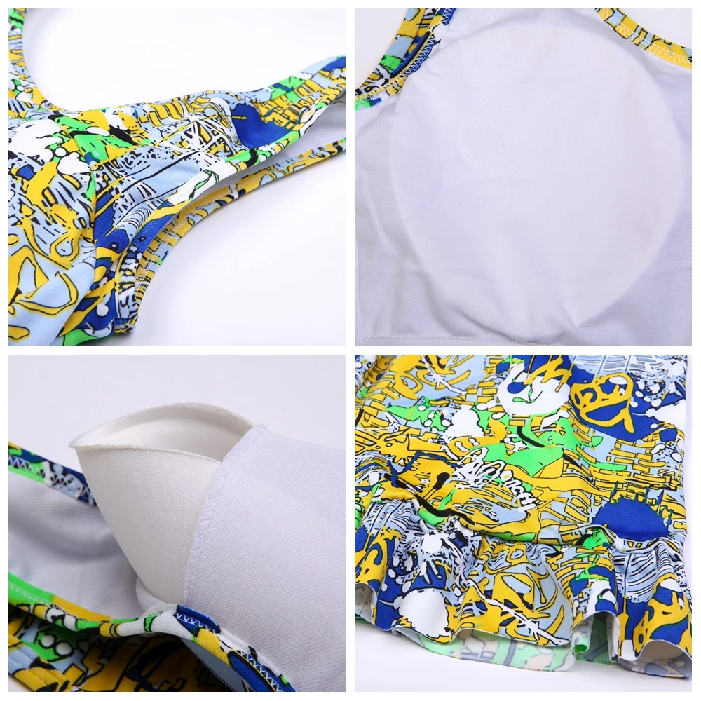 Summer New Arrival Women Beach Dress Bathing Suits Wild Female Plus Size Swimming Popular Print One Piece Swimwear bikini set
Summer New Arrival Women Beach Dress Bathing Suits Wild Female Plus Size Swimming Popular Print One Piece Swimwear bikini set
