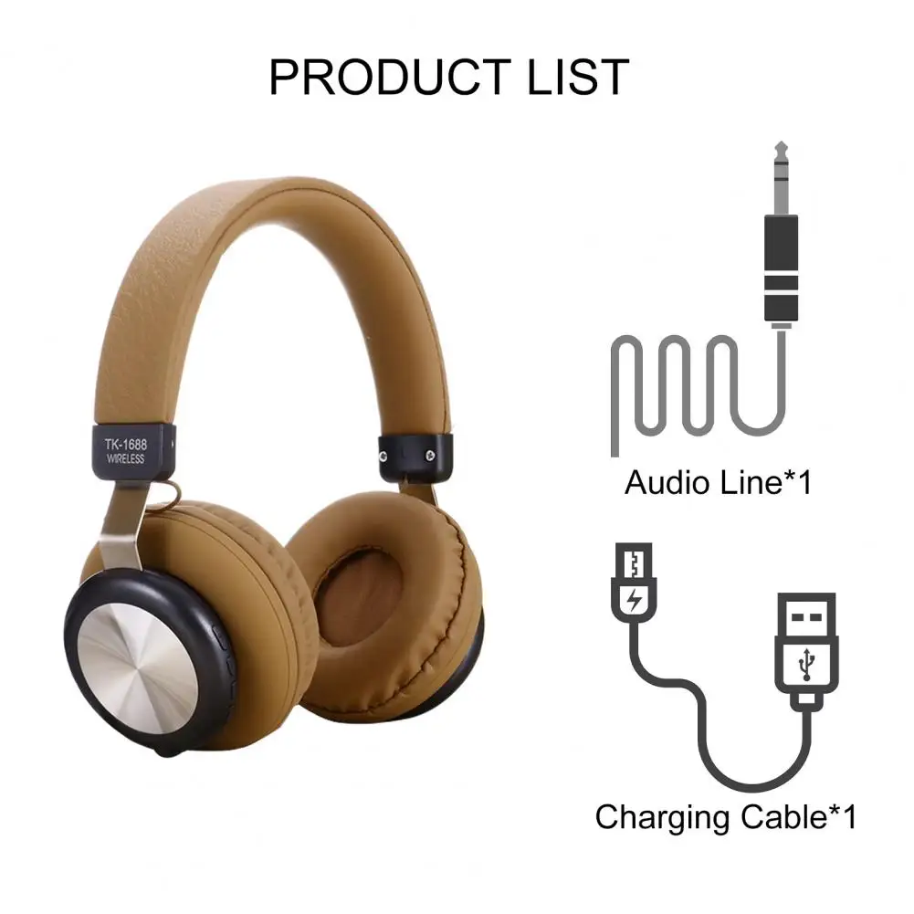 HIFI Stereo Earphones Bluetooth Headphone Music Headset Noise Reduction Headphone Faux Leather Over-ear for Iphone Tablet
HIFI Stereo Earphones Bluetooth Headphone Music Headset Noise Reduction Headphone Faux Leather Over-ear for Iphone Tablet