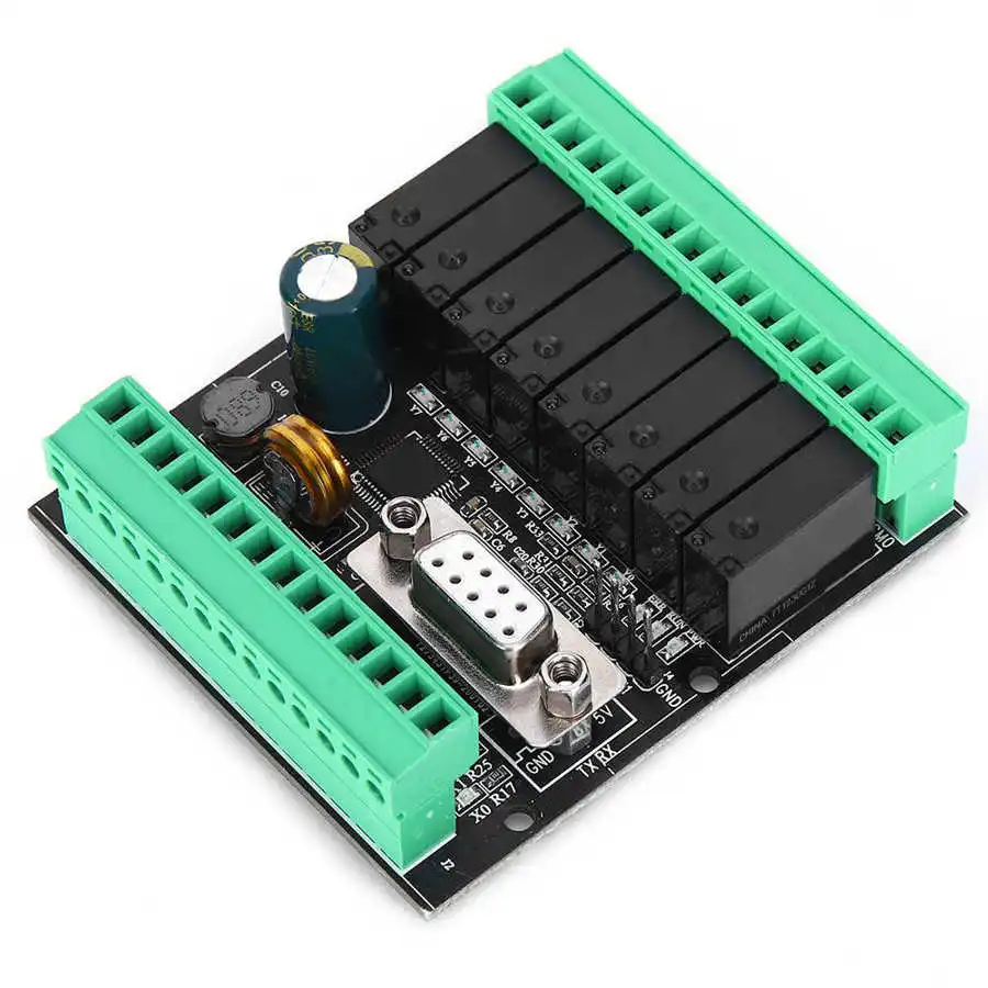 Плата промышленного управления PLC на основе FX1N/2N-6MR/T/10/14/20MR/T WS2N-20MR-232-S(D)
