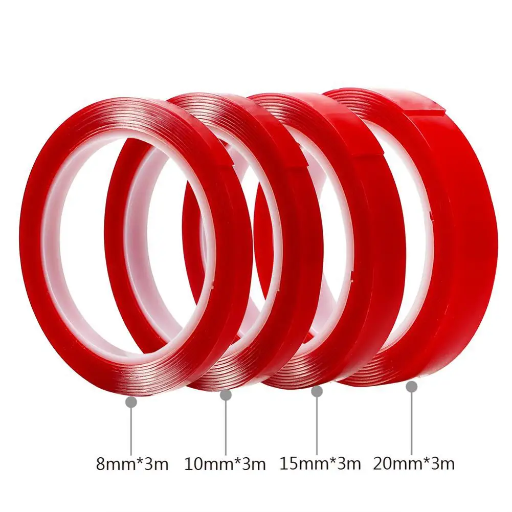 Glue Sticker 8/10/15/20 Mm X 3m Car Double Sided Tape Acrylic Transparent Foam Car Accessories Decoration Adhesive Stickers U6N1
Glue Sticker 8/10/15/20 Mm X 3m Car Double Sided Tape Acrylic Transparent Foam Car Accessories Decoration Adhesive Stickers U6N1