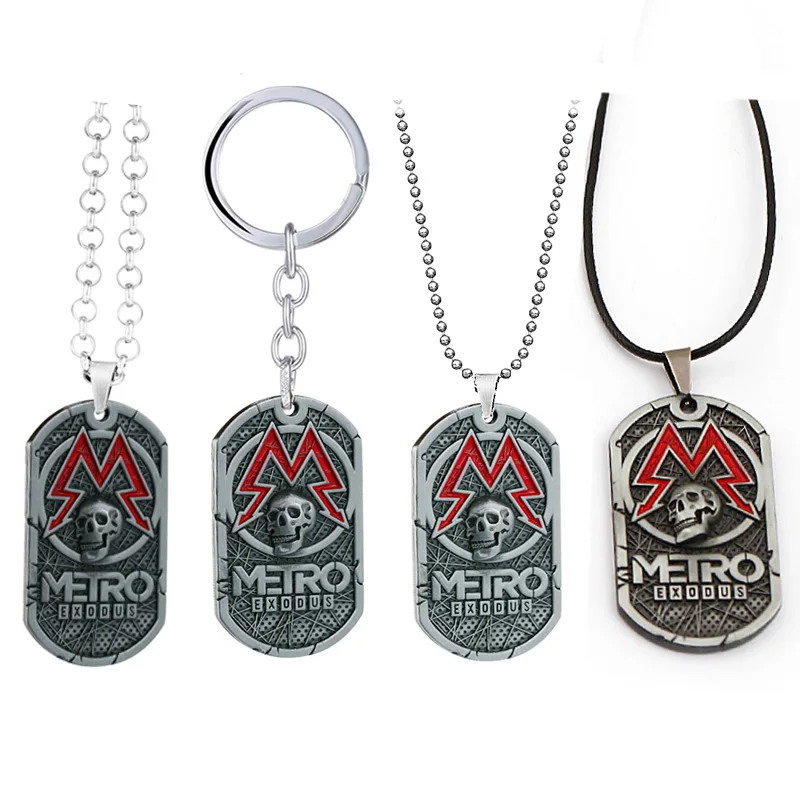 Game Metro 2033 Keychain For Men Square Metal Dog Tag Key Chain Car Skull Pendant Key Women llaveros Souvenir Jewelry Trinket
Game Metro 2033 Keychain For Men Square Metal Dog Tag Key Chain Car Skull Pendant Key Women llaveros Souvenir Jewelry Trinket