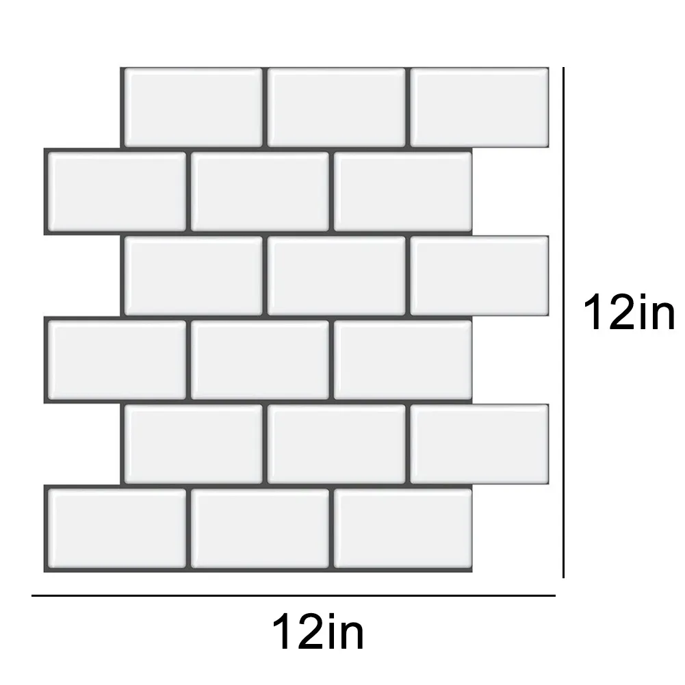 12Inch White Adhesive Tile Wall Sticker Avaliable Peel Effect Tiles Wall Stickers Home Decoration Stickers
12Inch White Adhesive Tile Wall Sticker Avaliable Peel Effect Tiles Wall Stickers Home Decoration Stickers