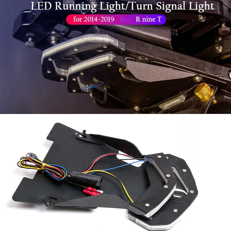Motorcycle License Plate Holder Tail Mount with LED Turn Signal Light For-BMW R NINE T R9T 2014 2015 2017 2018 2019
Motorcycle License Plate Holder Tail Mount with LED Turn Signal Light For-BMW R NINE T R9T 2014 2015 2017 2018 2019