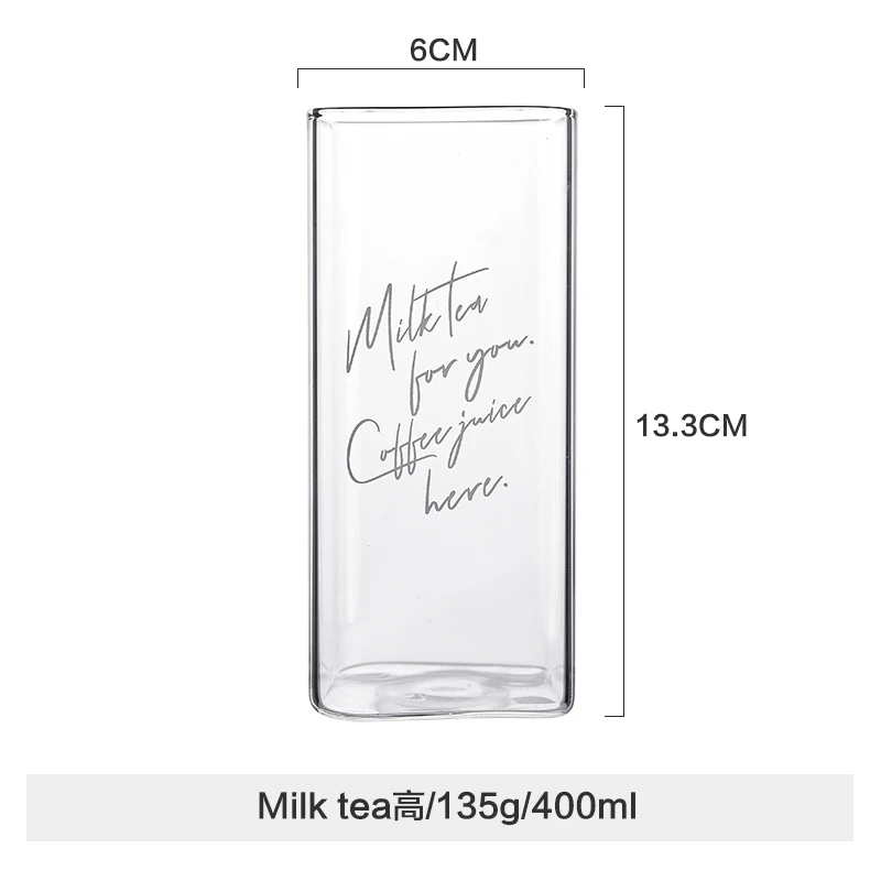 Jusen 400ML Transparent Heat Resistant Glass Cup Coffee Cups Cocktail Glass Tazas Beer Mugs INS Letter Fruit Tea Juice Cup
Jusen 400ML Transparent Heat Resistant Glass Cup Coffee Cups Cocktail Glass Tazas Beer Mugs INS Letter Fruit Tea Juice Cup