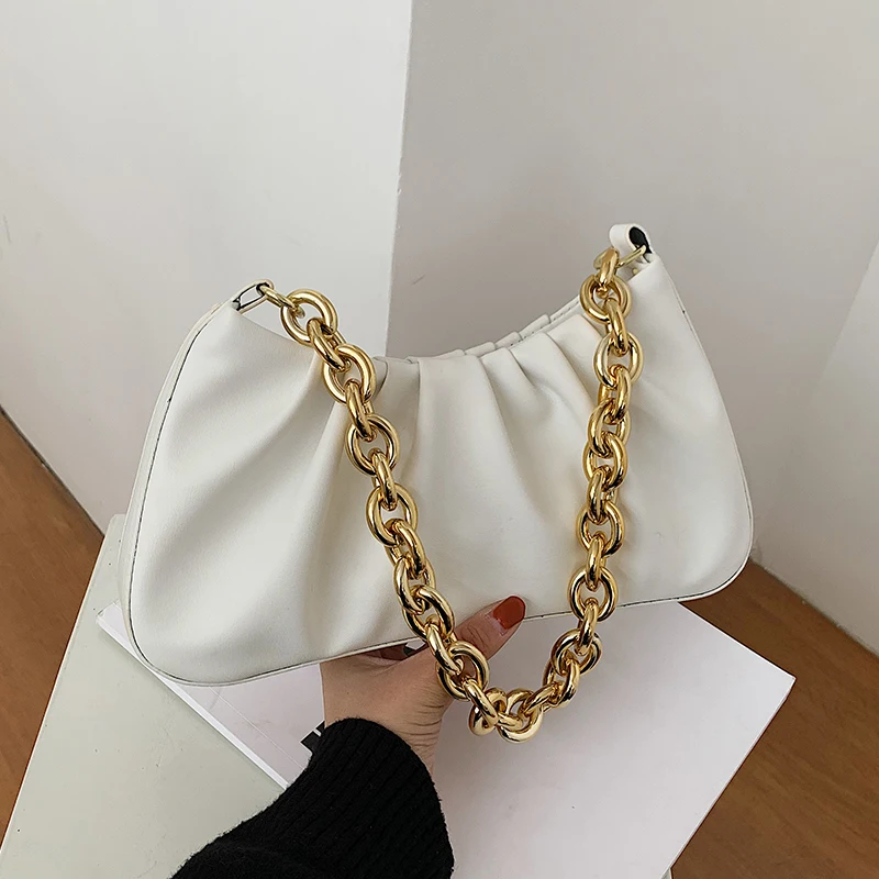 New Woman Shoulder Bag Fashionable Simple Chain Messenger Bag High Quality Luxury Designer Handbag 2021 New Female Underarm Bag
New Woman Shoulder Bag Fashionable Simple Chain Messenger Bag High Quality Luxury Designer Handbag 2021 New Female Underarm Bag