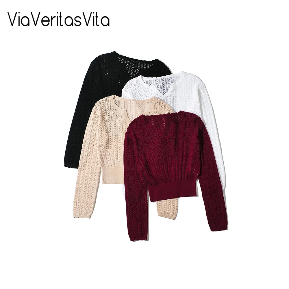 YAMY Fashion Summer Womens Sunscreen Knit Tops Long Sleeve Thin Sweaters V Neck Sexy Female Pullovers Autumn Knitwears 2021
YAMY Fashion Summer Womens Sunscreen Knit Tops Long Sleeve Thin Sweaters V Neck Sexy Female Pullovers Autumn Knitwears 2021